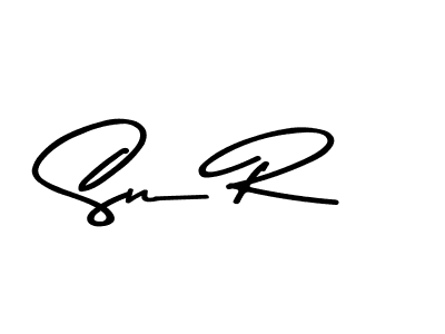 The best way (Asem Kandis PERSONAL USE) to make a short signature is to pick only two or three words in your name. The name Sn R include a total of six letters. For converting this name. Sn R signature style 9 images and pictures png