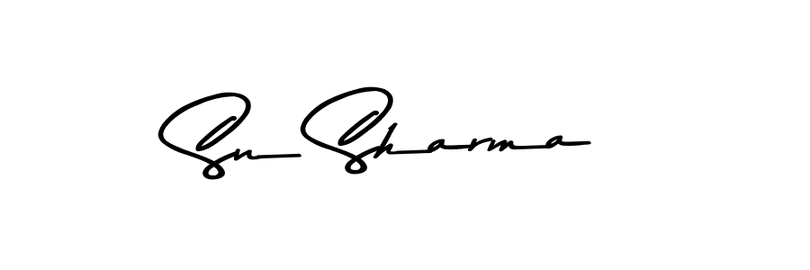 Make a beautiful signature design for name Sn Sharma. With this signature (Asem Kandis PERSONAL USE) style, you can create a handwritten signature for free. Sn Sharma signature style 9 images and pictures png