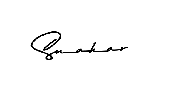 The best way (Asem Kandis PERSONAL USE) to make a short signature is to pick only two or three words in your name. The name Snahar include a total of six letters. For converting this name. Snahar signature style 9 images and pictures png