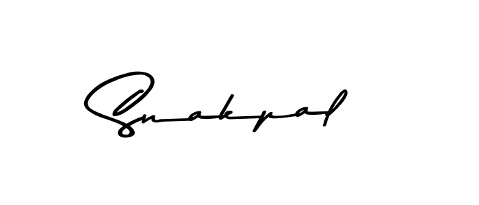 How to make Snakpal name signature. Use Asem Kandis PERSONAL USE style for creating short signs online. This is the latest handwritten sign. Snakpal signature style 9 images and pictures png