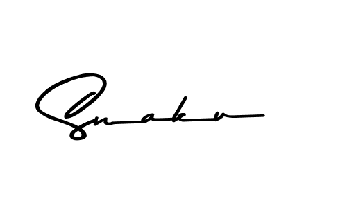 Use a signature maker to create a handwritten signature online. With this signature software, you can design (Asem Kandis PERSONAL USE) your own signature for name Snaku. Snaku signature style 9 images and pictures png