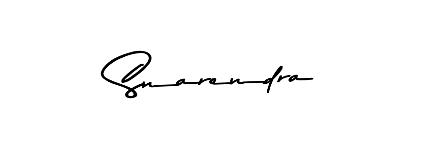 You should practise on your own different ways (Asem Kandis PERSONAL USE) to write your name (Snarendra) in signature. don't let someone else do it for you. Snarendra signature style 9 images and pictures png