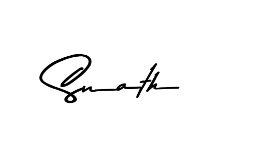 You should practise on your own different ways (Asem Kandis PERSONAL USE) to write your name (Snath) in signature. don't let someone else do it for you. Snath signature style 9 images and pictures png