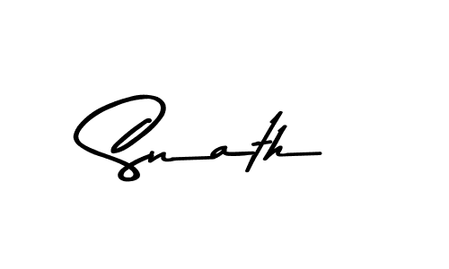 You should practise on your own different ways (Asem Kandis PERSONAL USE) to write your name (Snath) in signature. don't let someone else do it for you. Snath signature style 9 images and pictures png