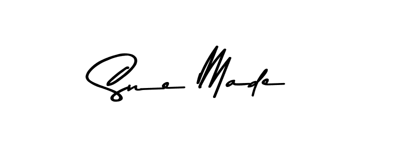 It looks lik you need a new signature style for name Sne Made. Design unique handwritten (Asem Kandis PERSONAL USE) signature with our free signature maker in just a few clicks. Sne Made signature style 9 images and pictures png