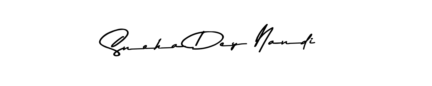 You should practise on your own different ways (Asem Kandis PERSONAL USE) to write your name (Sneha Dey Nandi) in signature. don't let someone else do it for you. Sneha Dey Nandi signature style 9 images and pictures png
