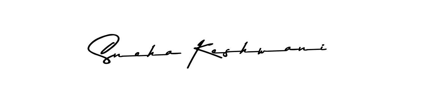 Make a beautiful signature design for name Sneha Keshwani. With this signature (Asem Kandis PERSONAL USE) style, you can create a handwritten signature for free. Sneha Keshwani signature style 9 images and pictures png