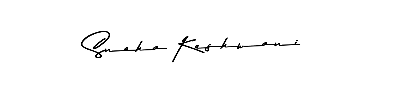 Make a beautiful signature design for name Sneha Keshwani. With this signature (Asem Kandis PERSONAL USE) style, you can create a handwritten signature for free. Sneha Keshwani signature style 9 images and pictures png