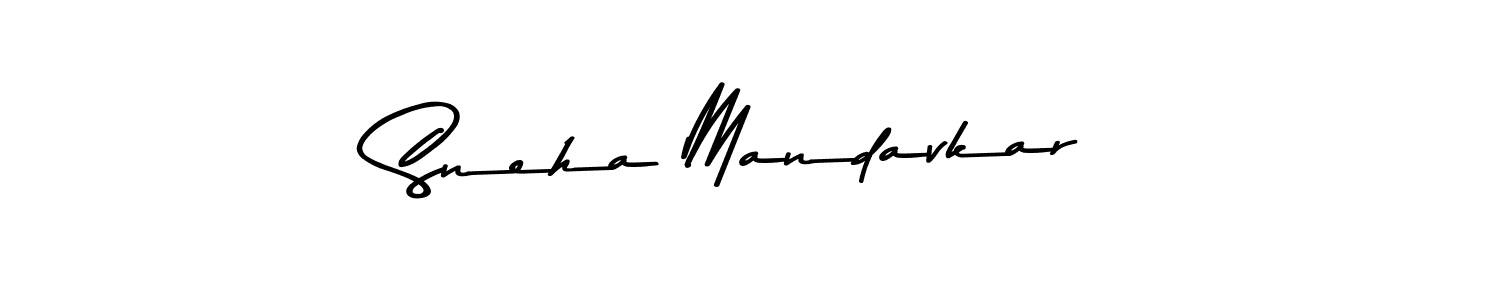 You should practise on your own different ways (Asem Kandis PERSONAL USE) to write your name (Sneha Mandavkar) in signature. don't let someone else do it for you. Sneha Mandavkar signature style 9 images and pictures png