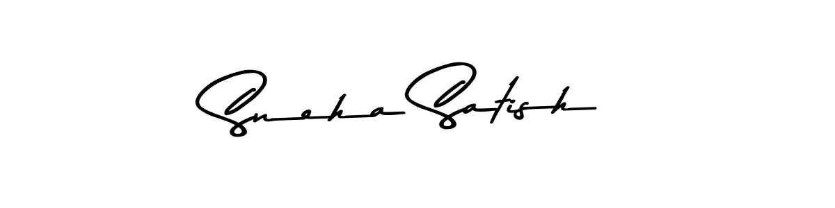 It looks lik you need a new signature style for name Sneha Satish. Design unique handwritten (Asem Kandis PERSONAL USE) signature with our free signature maker in just a few clicks. Sneha Satish signature style 9 images and pictures png