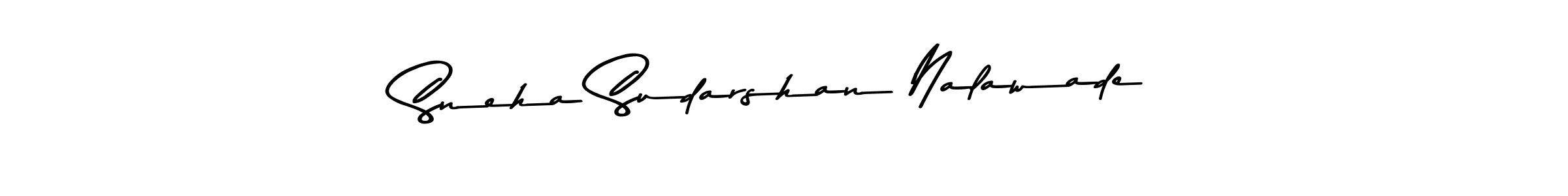 How to make Sneha Sudarshan Nalawade signature? Asem Kandis PERSONAL USE is a professional autograph style. Create handwritten signature for Sneha Sudarshan Nalawade name. Sneha Sudarshan Nalawade signature style 9 images and pictures png