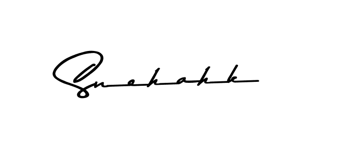 How to Draw Snehahk signature style? Asem Kandis PERSONAL USE is a latest design signature styles for name Snehahk. Snehahk signature style 9 images and pictures png