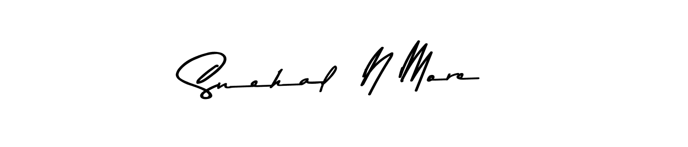 Here are the top 10 professional signature styles for the name Snehal  N More. These are the best autograph styles you can use for your name. Snehal  N More signature style 9 images and pictures png