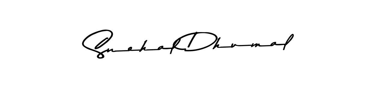 The best way (Asem Kandis PERSONAL USE) to make a short signature is to pick only two or three words in your name. The name Snehal Dhumal include a total of six letters. For converting this name. Snehal Dhumal signature style 9 images and pictures png