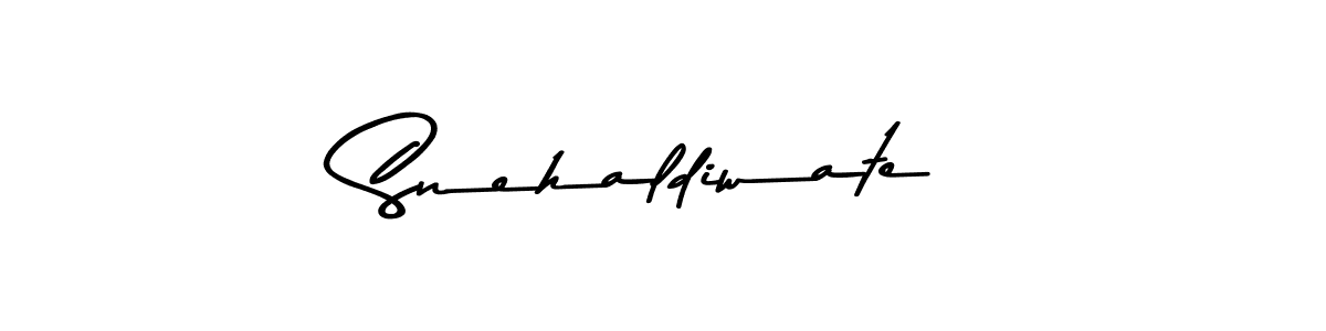 Also You can easily find your signature by using the search form. We will create Snehaldiwate name handwritten signature images for you free of cost using Asem Kandis PERSONAL USE sign style. Snehaldiwate signature style 9 images and pictures png