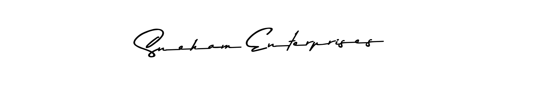 How to Draw Sneham Enterprises signature style? Asem Kandis PERSONAL USE is a latest design signature styles for name Sneham Enterprises. Sneham Enterprises signature style 9 images and pictures png