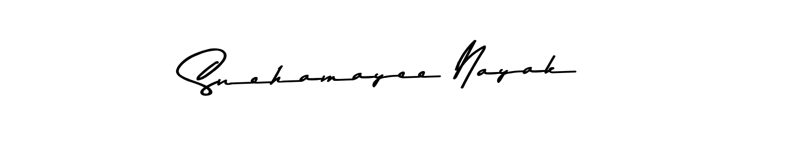 Design your own signature with our free online signature maker. With this signature software, you can create a handwritten (Asem Kandis PERSONAL USE) signature for name Snehamayee Nayak. Snehamayee Nayak signature style 9 images and pictures png