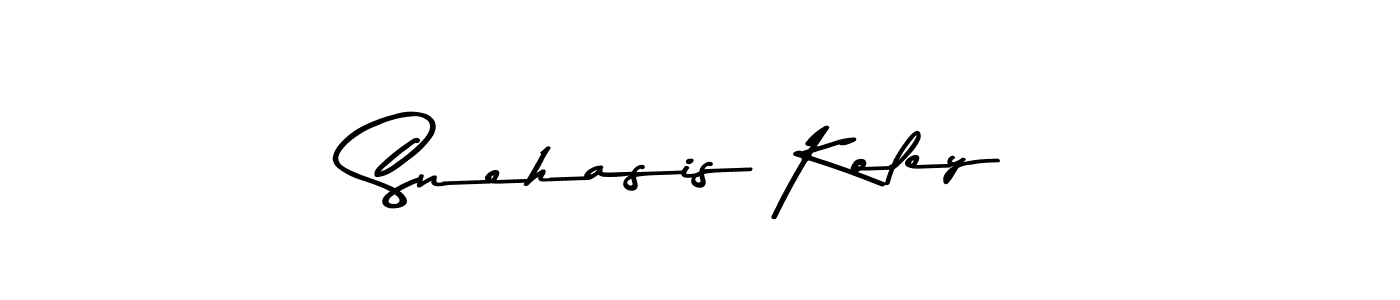 Snehasis Koley stylish signature style. Best Handwritten Sign (Asem Kandis PERSONAL USE) for my name. Handwritten Signature Collection Ideas for my name Snehasis Koley. Snehasis Koley signature style 9 images and pictures png