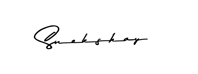 It looks lik you need a new signature style for name Snekshay. Design unique handwritten (Asem Kandis PERSONAL USE) signature with our free signature maker in just a few clicks. Snekshay signature style 9 images and pictures png