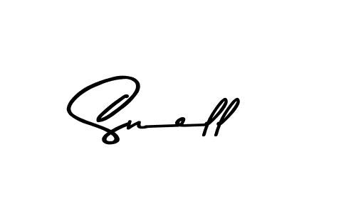 Use a signature maker to create a handwritten signature online. With this signature software, you can design (Asem Kandis PERSONAL USE) your own signature for name Snell. Snell signature style 9 images and pictures png