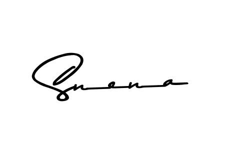 Design your own signature with our free online signature maker. With this signature software, you can create a handwritten (Asem Kandis PERSONAL USE) signature for name Snena. Snena signature style 9 images and pictures png