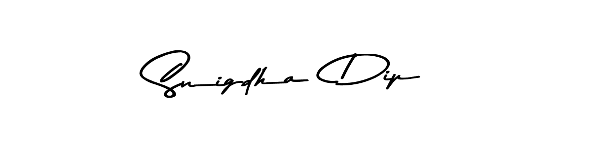 How to make Snigdha  Dip signature? Asem Kandis PERSONAL USE is a professional autograph style. Create handwritten signature for Snigdha  Dip name. Snigdha  Dip signature style 9 images and pictures png