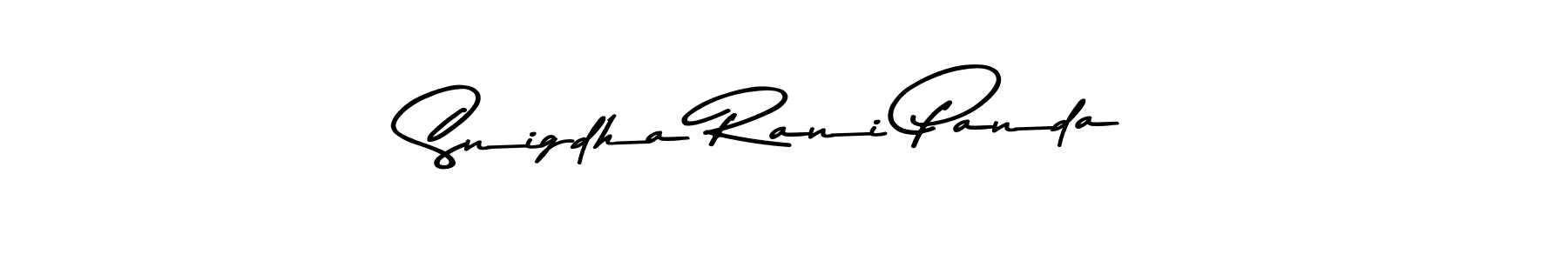 Here are the top 10 professional signature styles for the name Snigdha Rani Panda. These are the best autograph styles you can use for your name. Snigdha Rani Panda signature style 9 images and pictures png
