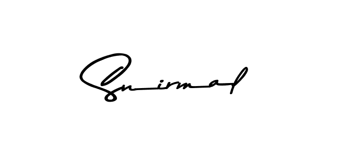 Asem Kandis PERSONAL USE is a professional signature style that is perfect for those who want to add a touch of class to their signature. It is also a great choice for those who want to make their signature more unique. Get Snirmal name to fancy signature for free. Snirmal signature style 9 images and pictures png