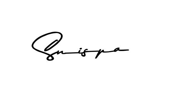 How to make Snispa signature? Asem Kandis PERSONAL USE is a professional autograph style. Create handwritten signature for Snispa name. Snispa signature style 9 images and pictures png