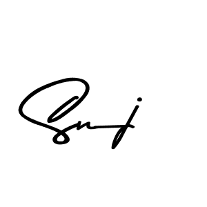 Make a beautiful signature design for name Snj. Use this online signature maker to create a handwritten signature for free. Snj signature style 9 images and pictures png