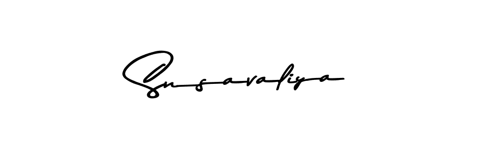 How to make Snsavaliya signature? Asem Kandis PERSONAL USE is a professional autograph style. Create handwritten signature for Snsavaliya name. Snsavaliya signature style 9 images and pictures png