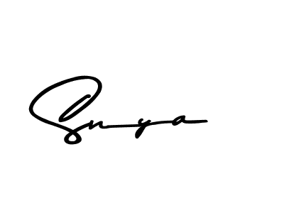 Also we have Snya name is the best signature style. Create professional handwritten signature collection using Asem Kandis PERSONAL USE autograph style. Snya signature style 9 images and pictures png