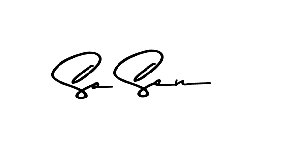 if you are searching for the best signature style for your name So Sen. so please give up your signature search. here we have designed multiple signature styles  using Asem Kandis PERSONAL USE. So Sen signature style 9 images and pictures png