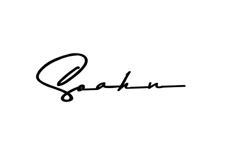 Use a signature maker to create a handwritten signature online. With this signature software, you can design (Asem Kandis PERSONAL USE) your own signature for name Soahn. Soahn signature style 9 images and pictures png