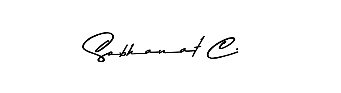 Make a beautiful signature design for name Sobhanat C.. Use this online signature maker to create a handwritten signature for free. Sobhanat C. signature style 9 images and pictures png