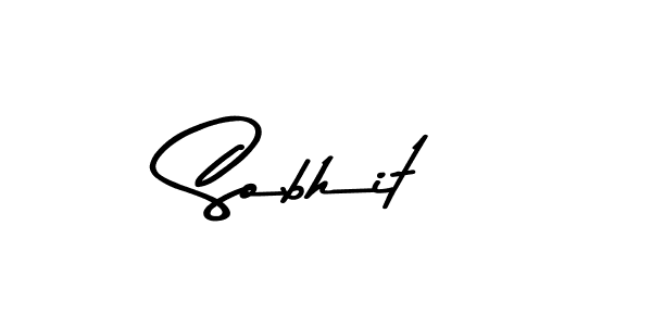 How to make Sobhit name signature. Use Asem Kandis PERSONAL USE style for creating short signs online. This is the latest handwritten sign. Sobhit signature style 9 images and pictures png