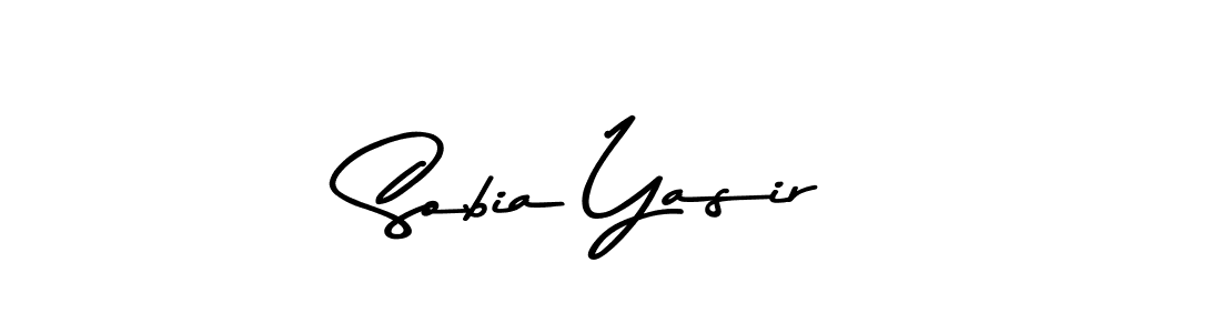 The best way (Asem Kandis PERSONAL USE) to make a short signature is to pick only two or three words in your name. The name Sobia Yasir include a total of six letters. For converting this name. Sobia Yasir signature style 9 images and pictures png