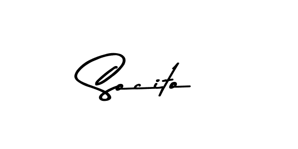 You should practise on your own different ways (Asem Kandis PERSONAL USE) to write your name (Socito) in signature. don't let someone else do it for you. Socito signature style 9 images and pictures png