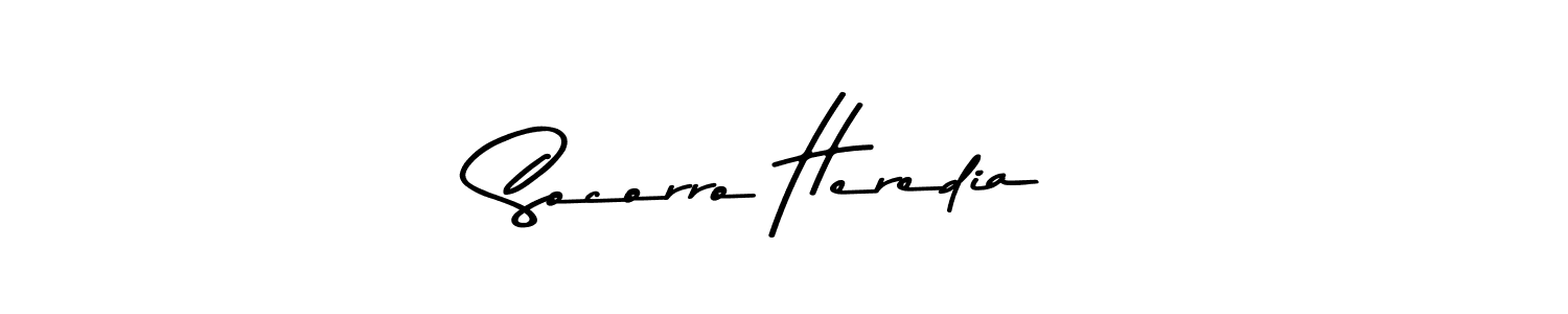 How to make Socorro Heredia signature? Asem Kandis PERSONAL USE is a professional autograph style. Create handwritten signature for Socorro Heredia name. Socorro Heredia signature style 9 images and pictures png