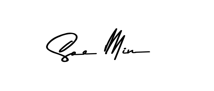 Asem Kandis PERSONAL USE is a professional signature style that is perfect for those who want to add a touch of class to their signature. It is also a great choice for those who want to make their signature more unique. Get Soe Min name to fancy signature for free. Soe Min signature style 9 images and pictures png