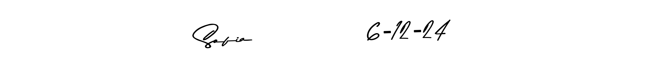 Make a beautiful signature design for name Sofia              6-12-24. Use this online signature maker to create a handwritten signature for free. Sofia              6-12-24 signature style 9 images and pictures png