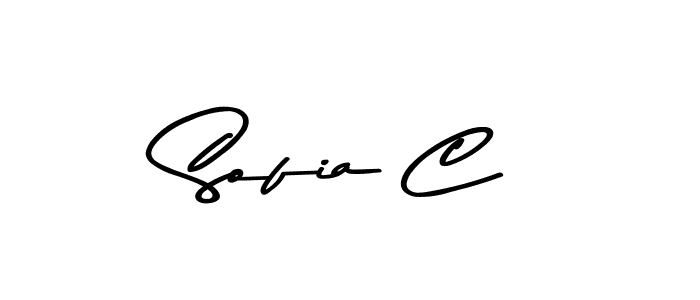 Also we have Sofia C name is the best signature style. Create professional handwritten signature collection using Asem Kandis PERSONAL USE autograph style. Sofia C signature style 9 images and pictures png