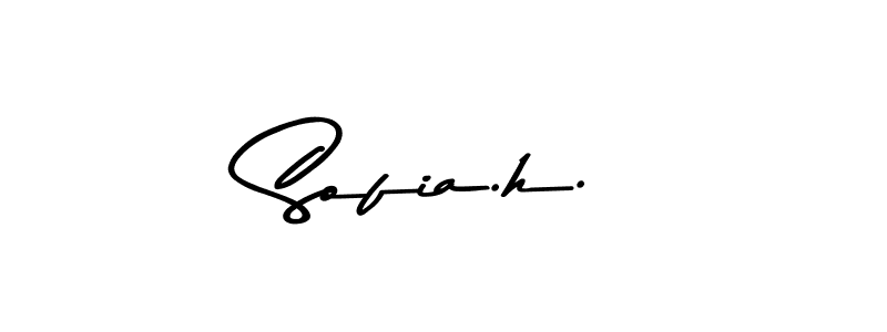 Use a signature maker to create a handwritten signature online. With this signature software, you can design (Asem Kandis PERSONAL USE) your own signature for name Sofia.h.. Sofia.h. signature style 9 images and pictures png