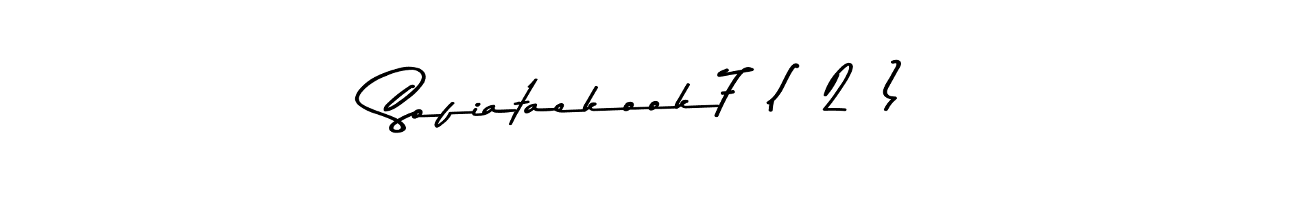 Similarly Asem Kandis PERSONAL USE is the best handwritten signature design. Signature creator online .You can use it as an online autograph creator for name Sofiataekook7 ( 2 ). Sofiataekook7 ( 2 ) signature style 9 images and pictures png