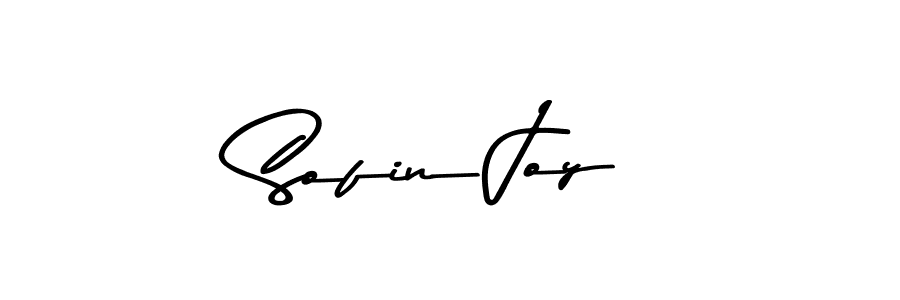 Make a beautiful signature design for name Sofin Joy. With this signature (Asem Kandis PERSONAL USE) style, you can create a handwritten signature for free. Sofin Joy signature style 9 images and pictures png