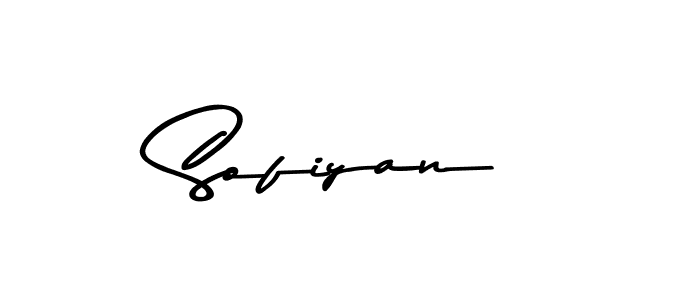 Sofiyan stylish signature style. Best Handwritten Sign (Asem Kandis PERSONAL USE) for my name. Handwritten Signature Collection Ideas for my name Sofiyan. Sofiyan signature style 9 images and pictures png