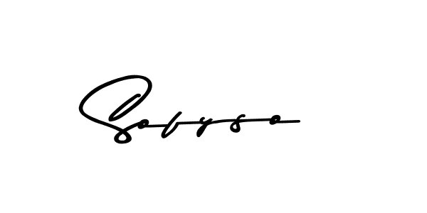 Also You can easily find your signature by using the search form. We will create Sofyso name handwritten signature images for you free of cost using Asem Kandis PERSONAL USE sign style. Sofyso signature style 9 images and pictures png