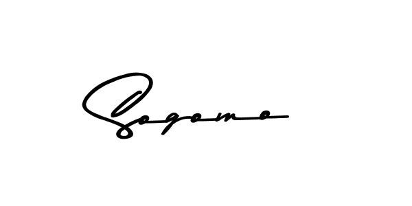 Design your own signature with our free online signature maker. With this signature software, you can create a handwritten (Asem Kandis PERSONAL USE) signature for name Sogomo. Sogomo signature style 9 images and pictures png