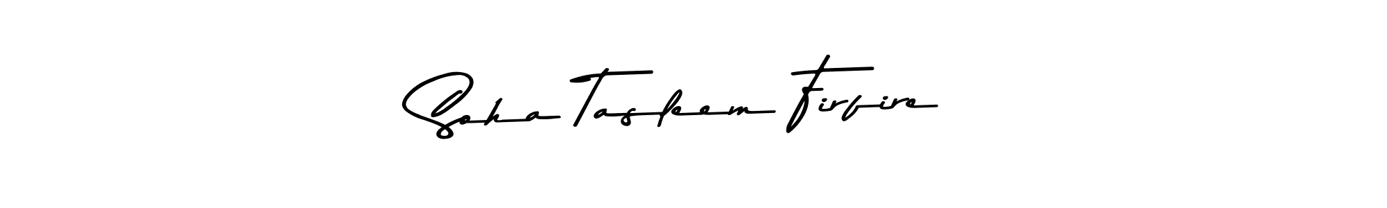 Use a signature maker to create a handwritten signature online. With this signature software, you can design (Asem Kandis PERSONAL USE) your own signature for name Soha Tasleem Firfire. Soha Tasleem Firfire signature style 9 images and pictures png