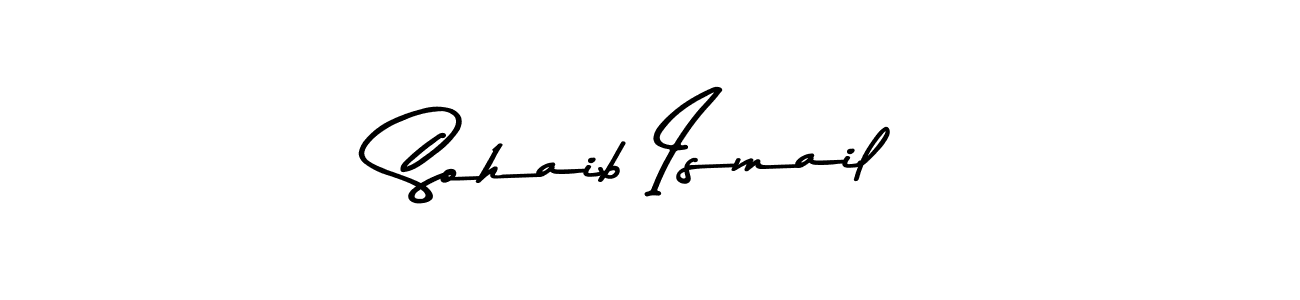 Create a beautiful signature design for name Sohaib Ismail. With this signature (Asem Kandis PERSONAL USE) fonts, you can make a handwritten signature for free. Sohaib Ismail signature style 9 images and pictures png